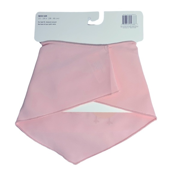 Easter Dog Bandana Yellow Easter Chick Graphic Tie Med/Large Neck Size 15-18 in - Picture 6 of 9